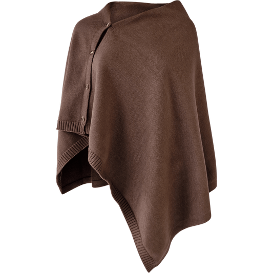 Poncho With Buttons